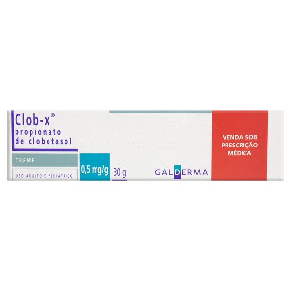 Clob-X 0,5mg/G Galderma Creme 30g CLOB-X CRME 0,05% 30G %