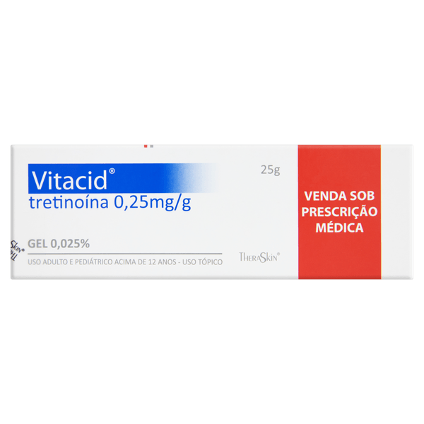 Vitacid 0,025% Gel Theraskin 25g VITACID GEL 0,025% 25G