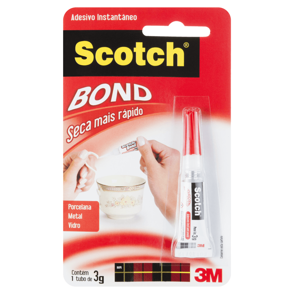 Adesivo Instantâneo 3m Scoth Bond 3g