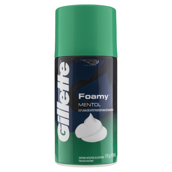 Espuma Barbear Gillette Foamy Mentol 175G D