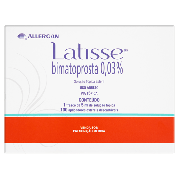 Latisse 5ml Gotas +100 Aplicadores LATISSE 0,03% SOL TOPICA 5ML + 100 APLIC $