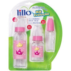 Lillo Kit MamadeiraEvolucao Divertida Rosa 614831