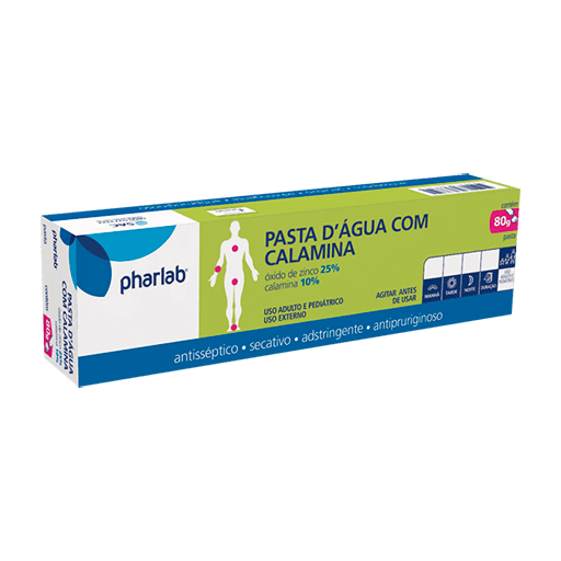 PASTA DAGUA C/ CALAMINA - PHARLAB @