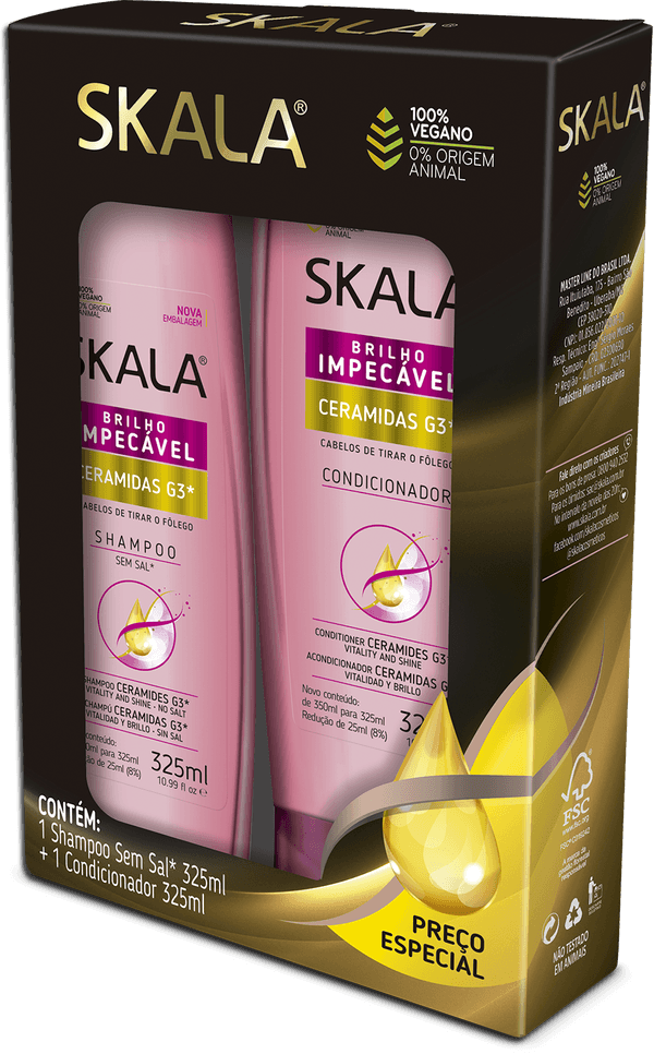 Skala Kit Sh+Condicionador Ceramidas 325Ml