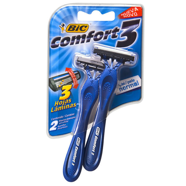 Ap Bic Comfort 3 Azul C/2