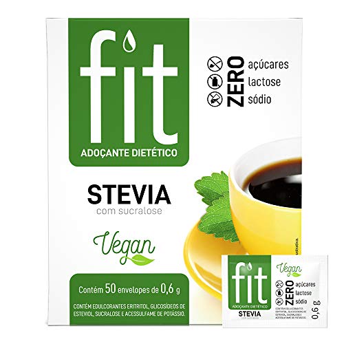 Adoçante Stevita Fit Vegan Stevia+Sucralose C/50 Env @