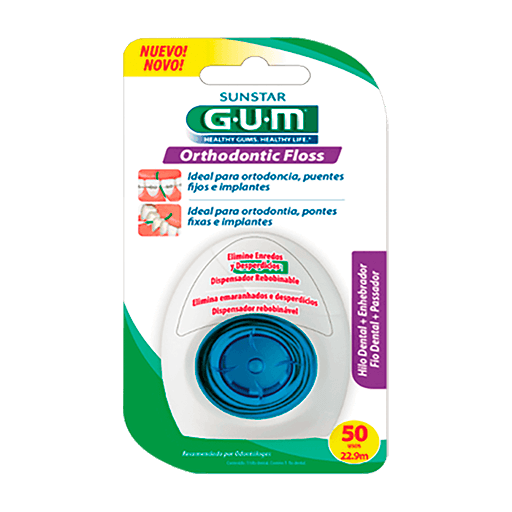 FIO DENTAL GUM ORTODONTICO 50 USOS @