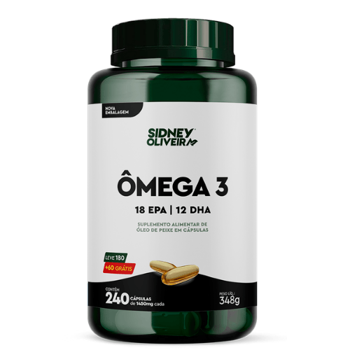 Sidney Oliveira Omega 3 Oleo De Peixe 1000Mg Lv 180+60 Gratis