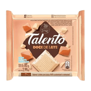 Chocolate Talento Doce De Leite 85G