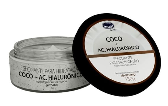 Cr Esfoliante Ideal Hidrat Coco+Acido Hialuronico 150Gr