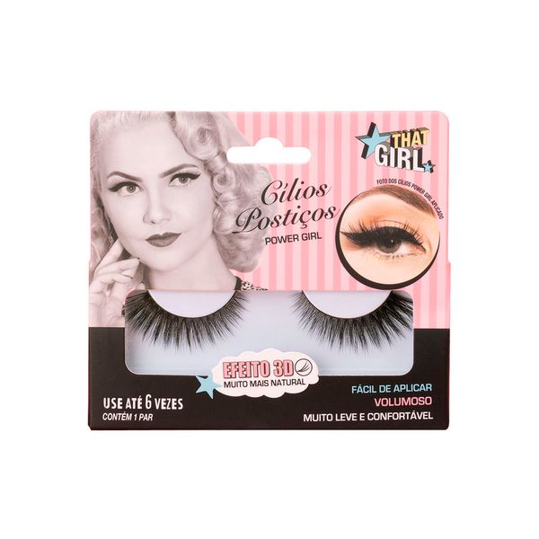 Cilios Posticos That Girl 3D Efeito Volumoso