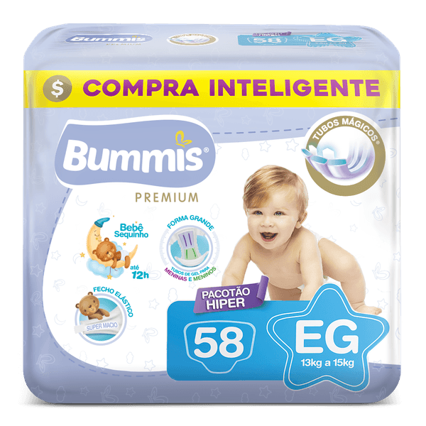 Fralda Bummis Hiper Eg C/58