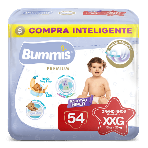 Fralda Bummis Hiper Xxg C/54