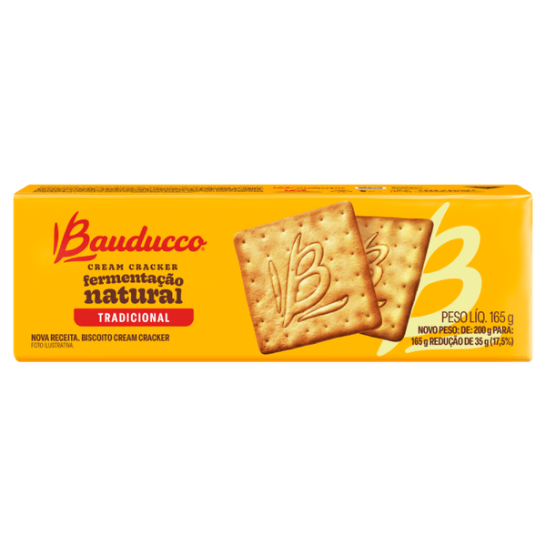 Biscoito Bauducco Cream Cracker 165G