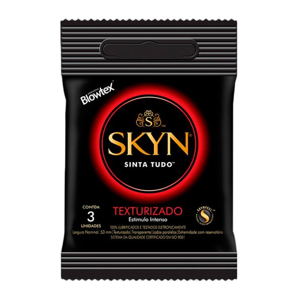PRESER BLOWTEX SKYN TEXTURIZADO C/3 UNDS