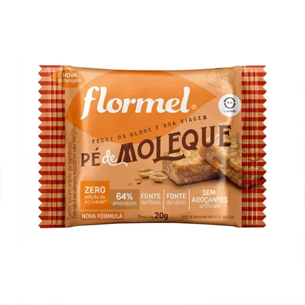 Flormel Pe de Moleque Zero 25g