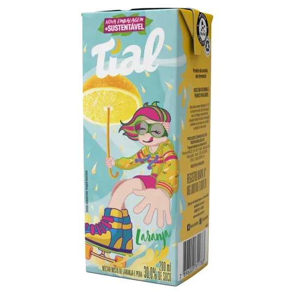 Suco Tial Kids Laranja 200Ml