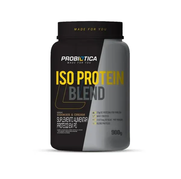 Iso Protein Probiotica Blend Cookies E Creme 900G