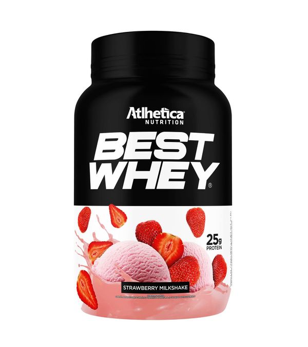 Best Whey Atlhetica Nutrition Milk Shake Morango 900g