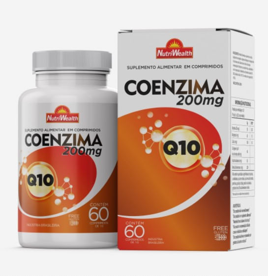 Coenzima Q10 200Mg 60 Cprs - Nutri Wealth