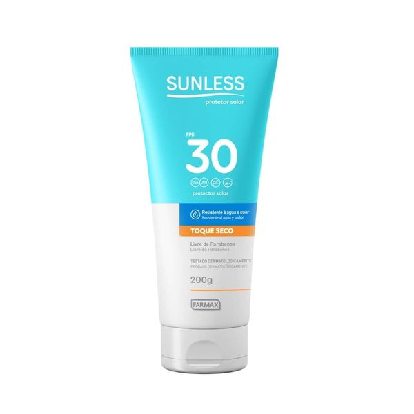Protetor Solar Sunless Toque Seco FPS30 200g PROT SOLAR SUNLESS FPS30 200G