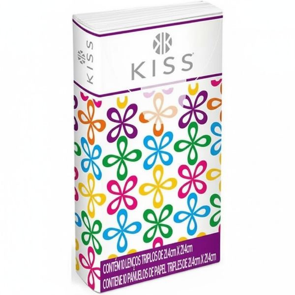 Lenço de Bolso Kiss Santher 4 Unidades KISS LENCOS DE BOLSO