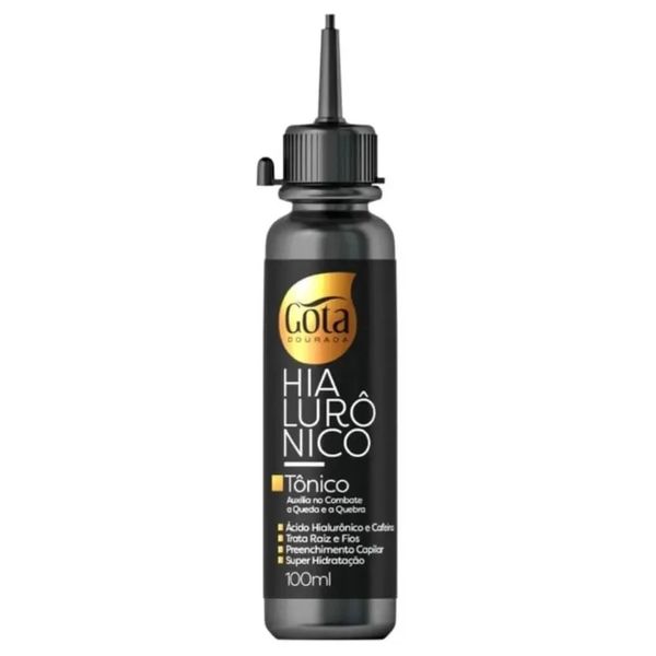 Tônico Capilar Gota Dourada Hialurônico 100ml Gota Dourada Tonico Hialuronico 100Ml